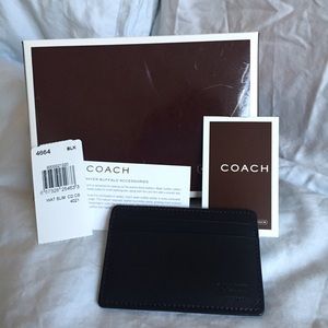 Coach Leather Slim Card Holder