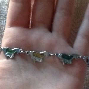 Multicolored horse bracelet