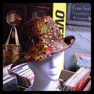 Vintage Feather Hat INCREDIBLE