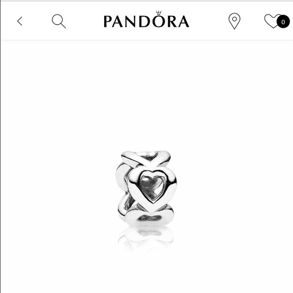 Pandora Jewelry - Pandora open heart charm