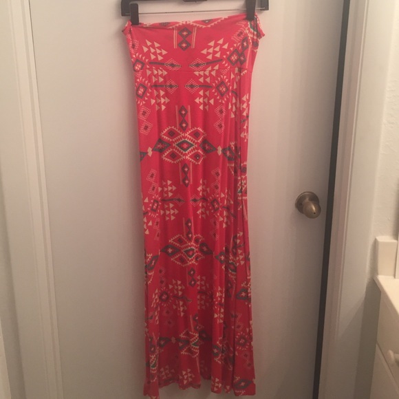 Tribal maxi skirt