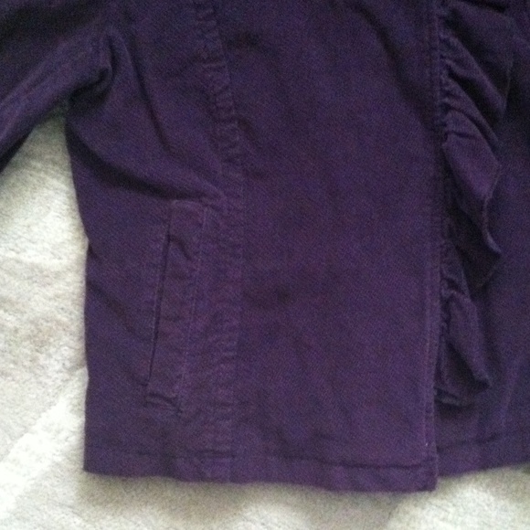NWOT UO Lux Purple Corduroy Jacket - Picture 4 of 4