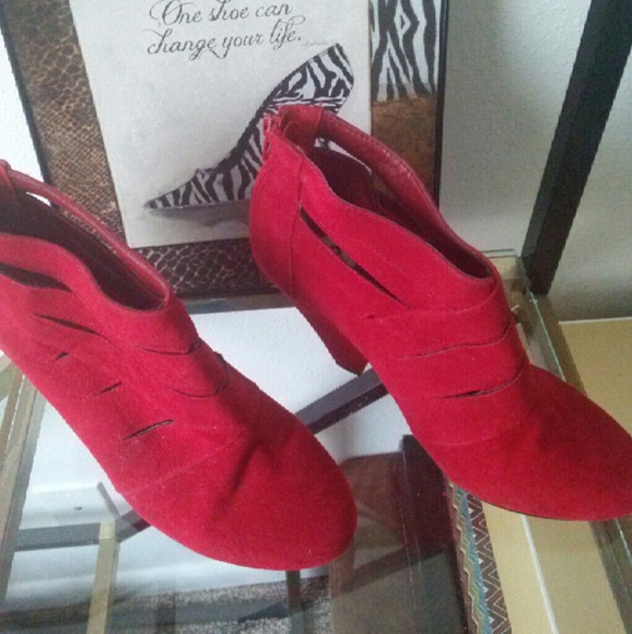 Re-post Red Booties