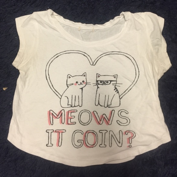 Cat Crop Top