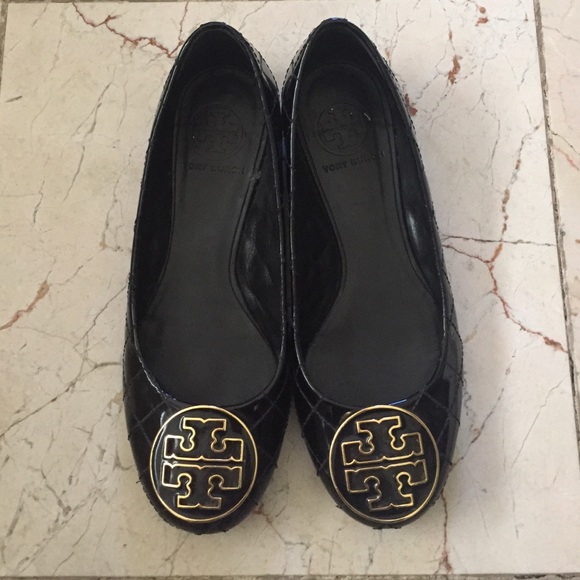 Tory burch patent leather flats