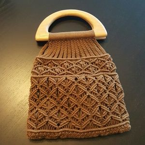 J. Crew woven purse