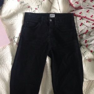 High Waisted Black Jeans
