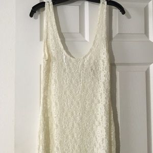 Maxi Lace Sheer Dress