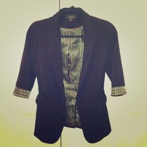Formal casual jacket in black