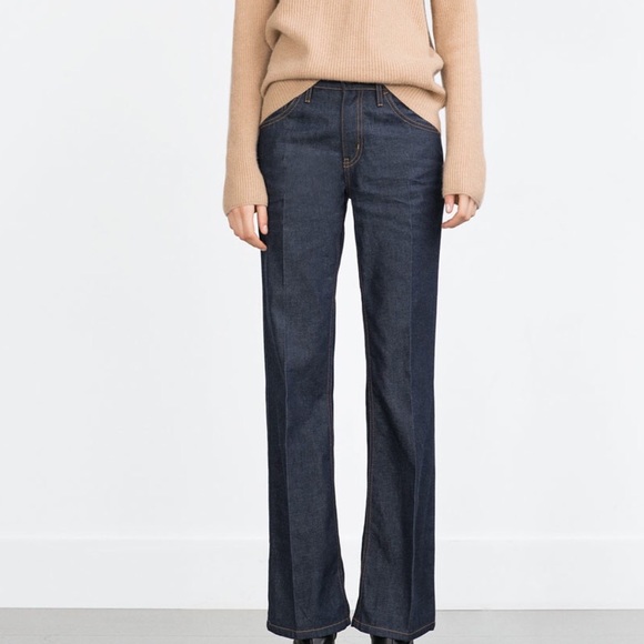 Zara Pants - Zara Studio Relaxed Bootcut Jeans