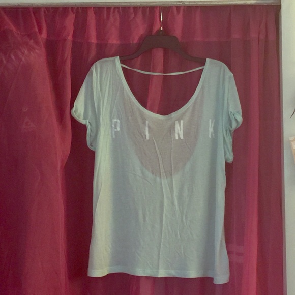 PINK sheer top