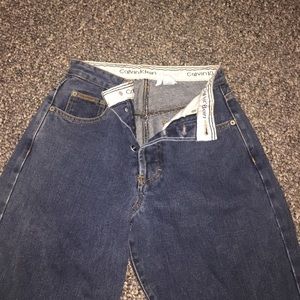Calvin Klein vintage high waisted blue jeans