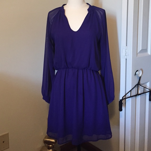 Casual purple dress