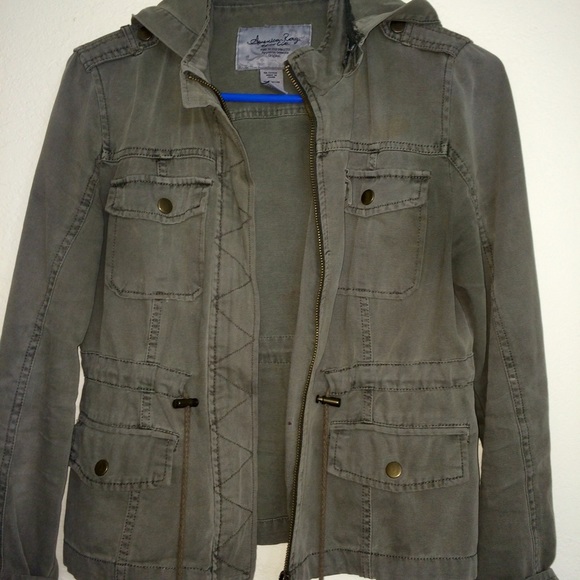 American Rag olive green military style jacket