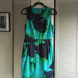 Printed J. Crew dress