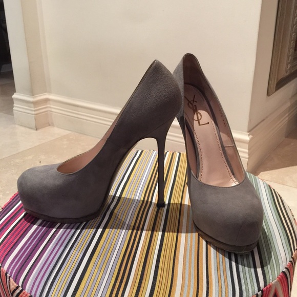 YSL - like new!  Worn 3x.  Gorgeous suede classic!