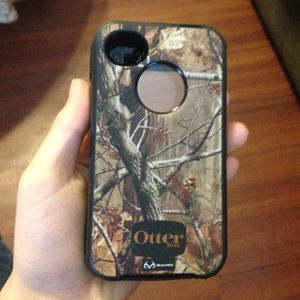 Black and camo otter box for iPhone 4/4s