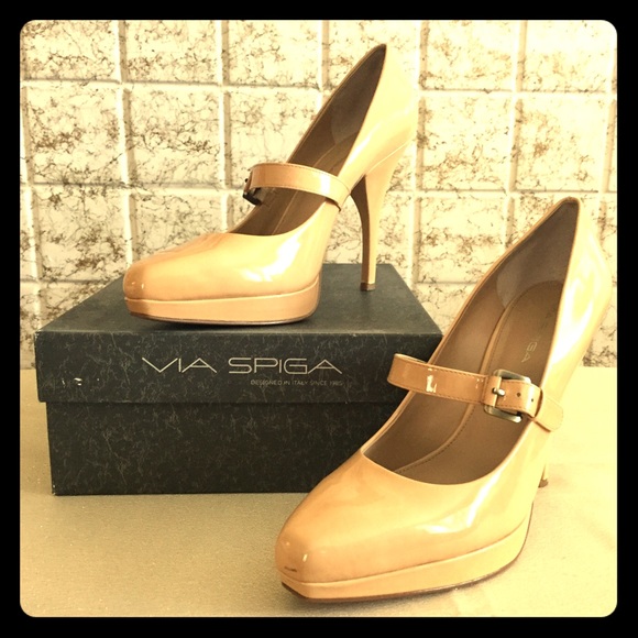 Via Spiga Nude Mary Janes 10