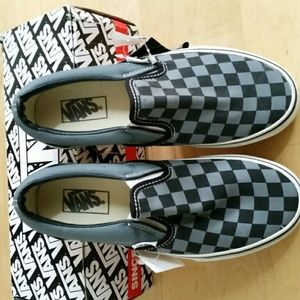 NWT Checkered Vans