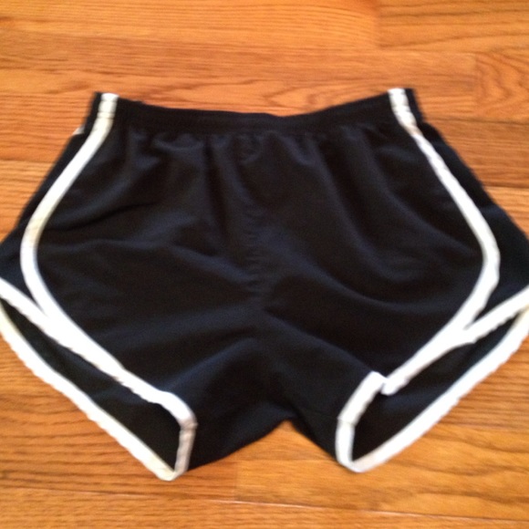 Black athletic shorts