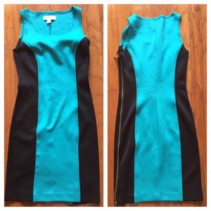 Turquoise and Navy sleeveless Michael Kors