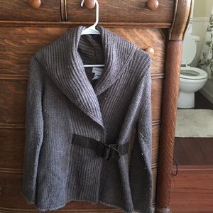 Brown cardigan