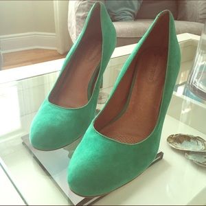 Corso Como Del Pump, Aqua Suede, 9.5