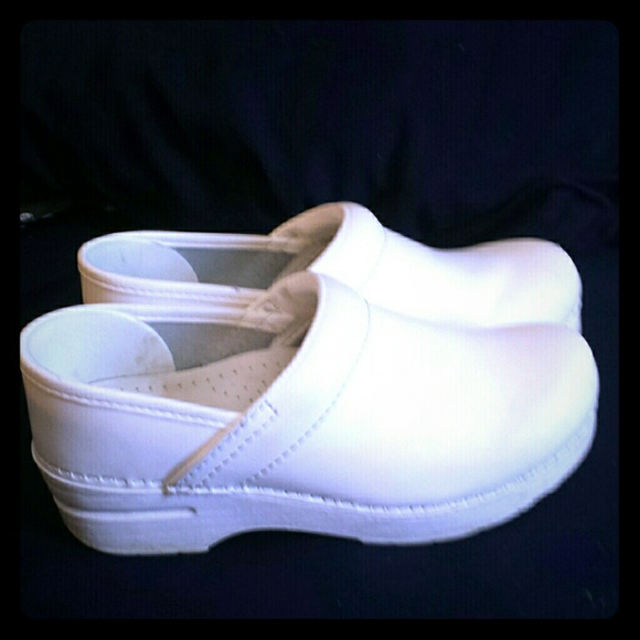 White Danskos size 37 (6.5)