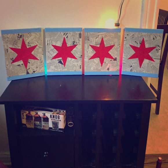 Chicago Flag Painting - Picture 1 of 2