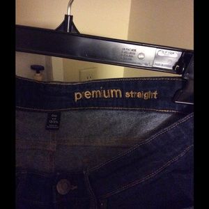 Gap premium straight jeans.