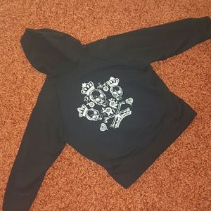 Victoria's Secret Rhinestone Skull Hoodie