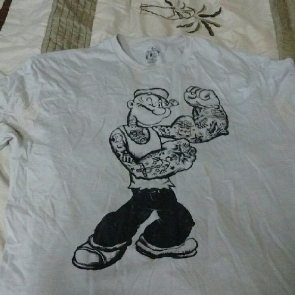 Xl popeye comic shirt