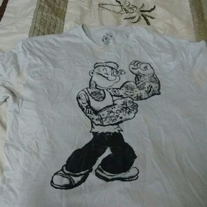 Xl popeye comic shirt