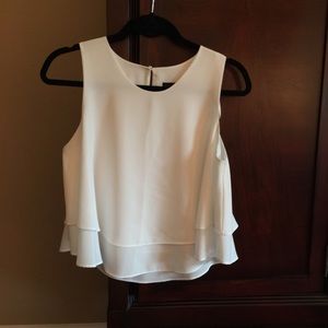 Doubler layer crop blouse