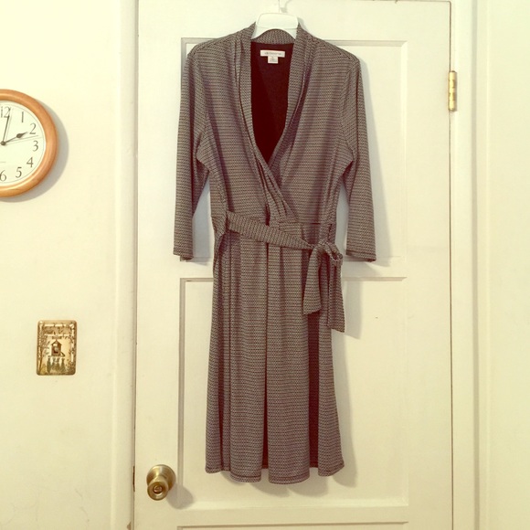 Mock wrap dress
