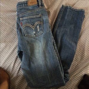 Destroyed Levis Skinny
