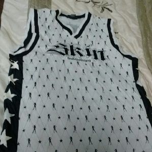Skin brand black and white jersey