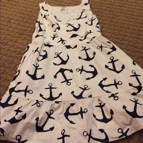 Jcrew anchor print dress