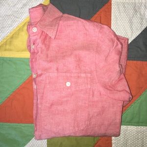 || Linen Banana Republic Button Up
