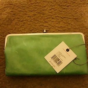 Hobo 10th anniversary lauren clutch mint color.