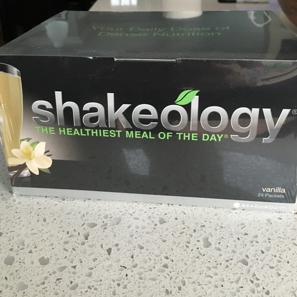 New in box 24 packets of shakeology vanilla