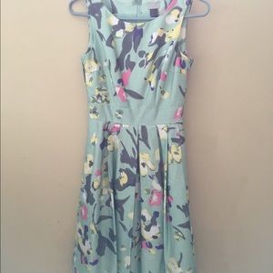 Classic floral mint dress