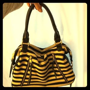 H&M black and white cross body