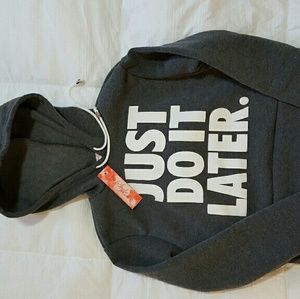 Brand new! Cropped sweater  FUN Nike  inspired