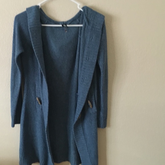 Blue Knit Cardigan