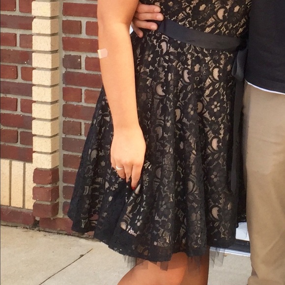 Black Lace Formal Dress - Picture 2 of 2