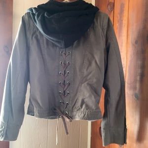 Laced Back Utility Jacket