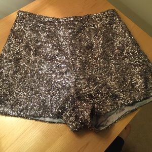 Sequin shorts