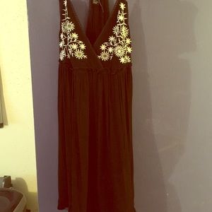 Black spaghetti strap dress