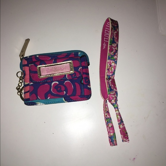 Lilly Pulitzer croakies and change purse